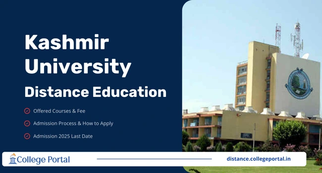 Kashmir University Distance Education: PG Courses, Fee, Eligibility & Admission