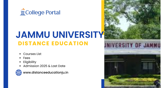 Jammu University Distance Education Admission: Last Date, Fees, Eligibility, & Application Process