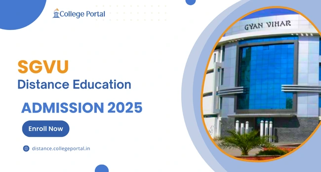 SGVU Distance Education: Fee Structure, Courses Offered, Login, Results & Admission 2026