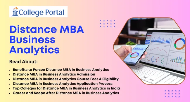 Distance MBA in Business Analytics: Admission 2026, Fees & Eligibility