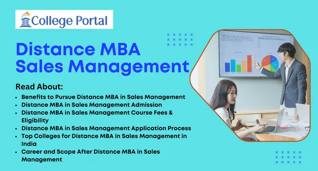Distance MBA in Sales Management Course Fees, Eligibility, Top University In India