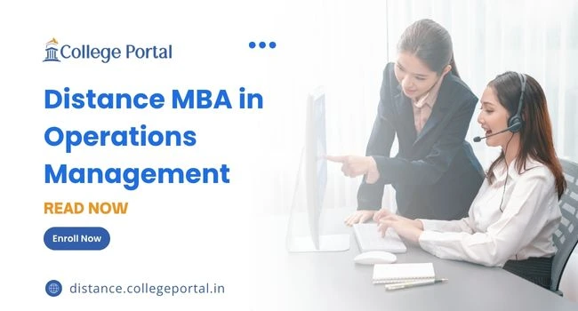Distance MBA in Operations Management in India: Fees