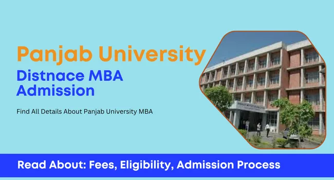 Panjab University Distance MBA Admission 2026: Fees