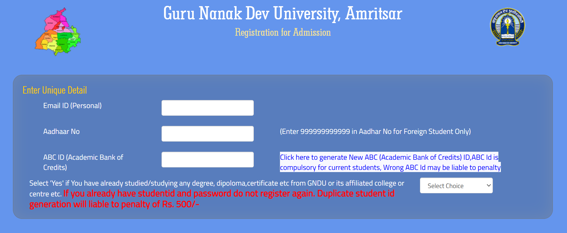 GNDU Distance education