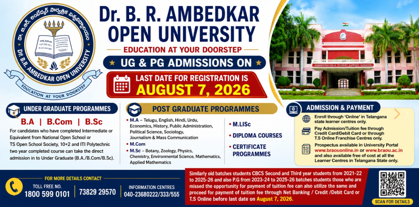 BRAOU Admission